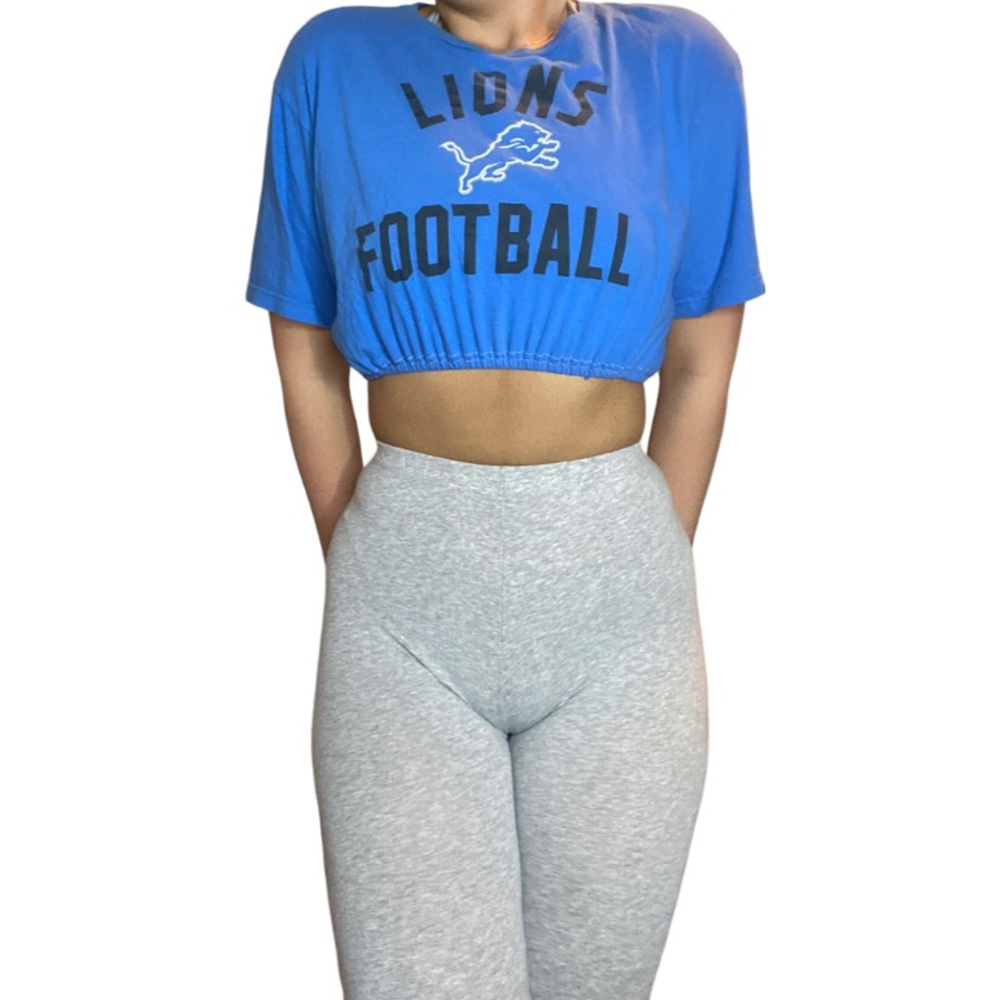 Detroit Lions Reworked Crop Top